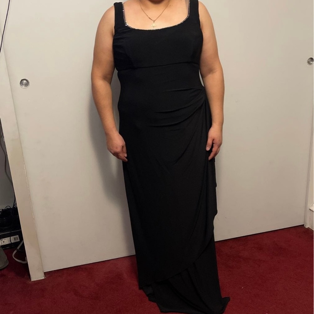 Black gown dress